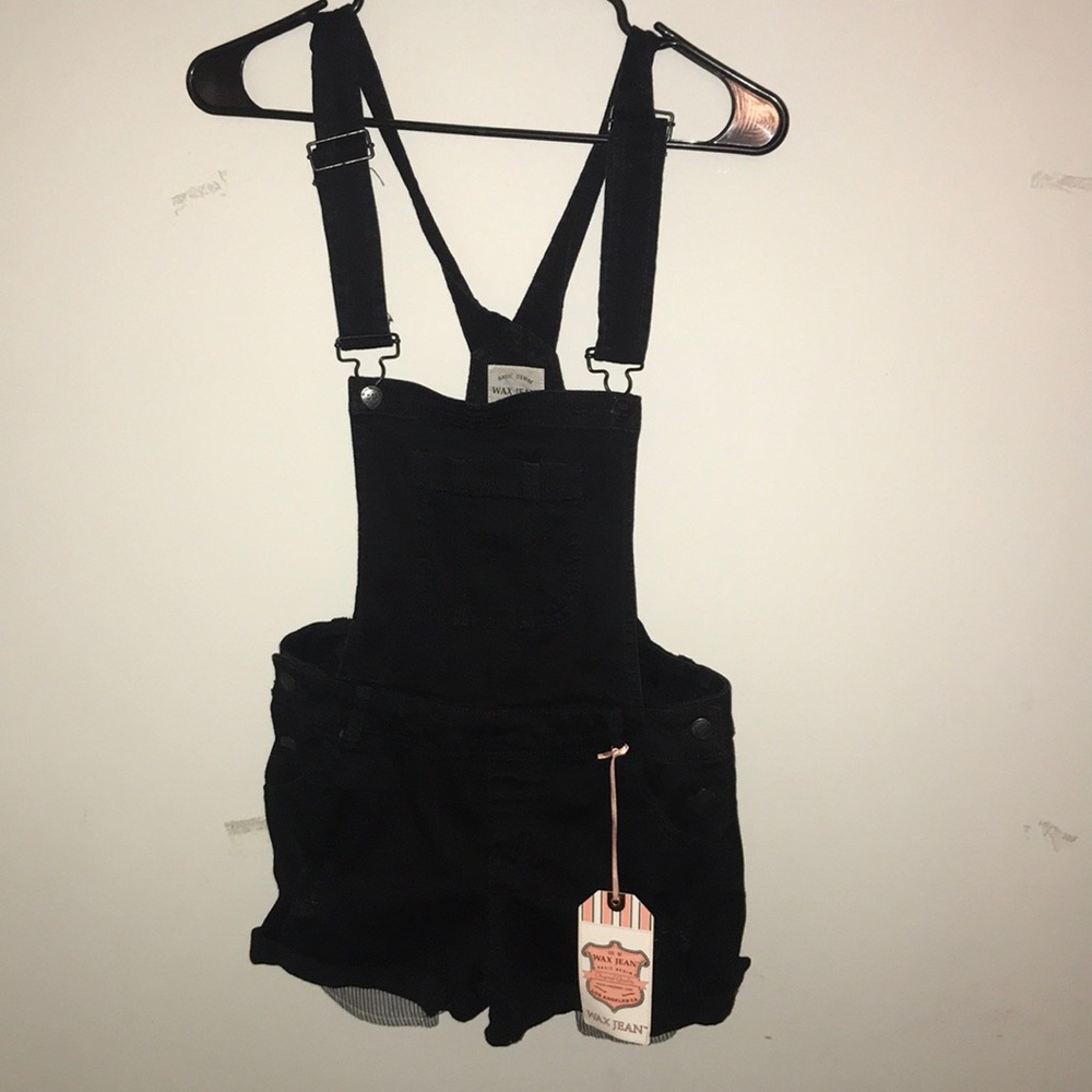 Black overalls